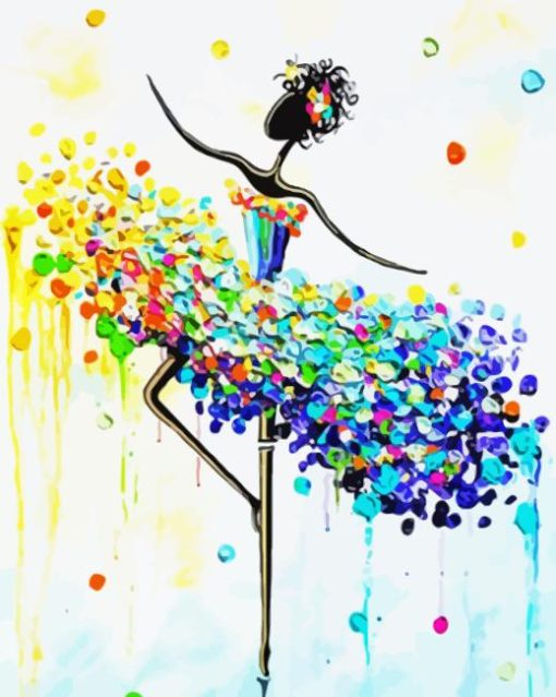 Abstract Abstract Ballerina Diamond Painting