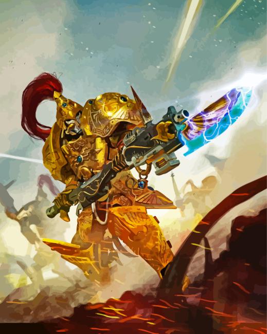 Adeptus Custodes Diamond Painting