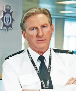 Adrian Dunbar In Line Of Duty Diamond Painting