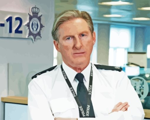 Adrian Dunbar In Line Of Duty Diamond Painting