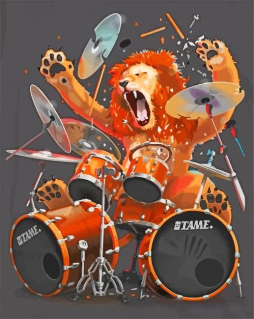 Aesthetic Drummer Art Diamond Painting