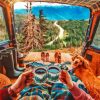 Aesthetic Vanlife Couple Diamond Painting