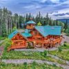 Aesthetic Log Cabin Diamond Painting