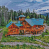 Aesthetic Log Cabin Diamond Painting