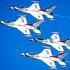 Air Force Thunderbirds Jets Show Diamond Painting