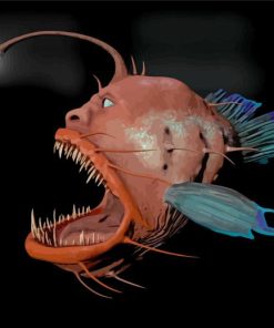 Anglerfish Diamond Painting