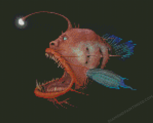 Anglerfish Diamond Painting