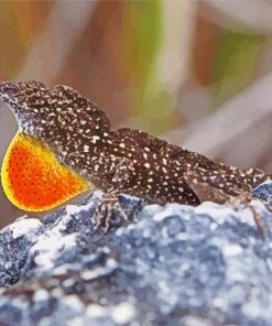 Anole Lizard Diamond Painting