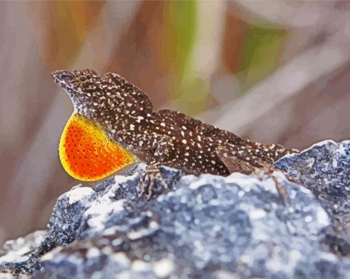 Anole Lizard Diamond Painting