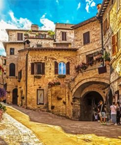 Assisi Italy Town Diamond Painting