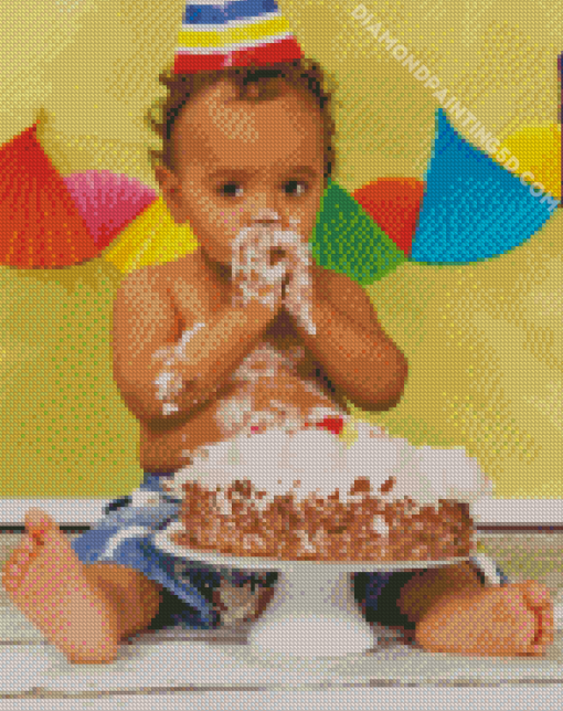 Baby Birthday Diamond Painting