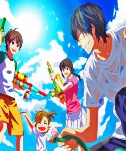 Barakamon Characters Art Diamond Painting