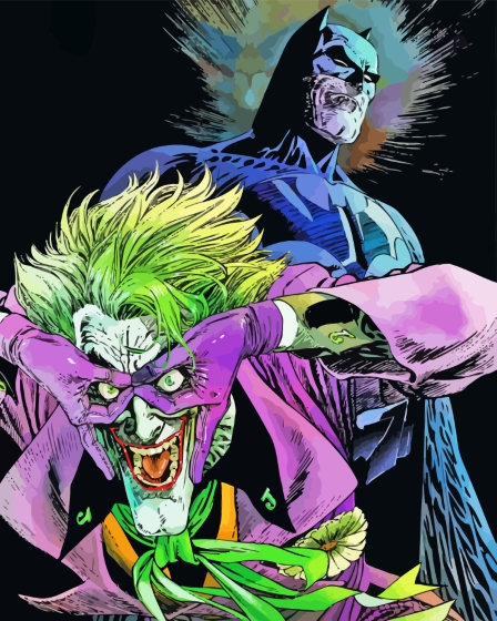 Batman And The Joker Diamond Painting