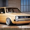 Beige Golf MK1 Car Diamond Painting