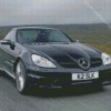 Black Mercedes Slk Car Diamond Painting