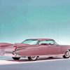 Cadillac 1959 Pink Car Diamond Painting