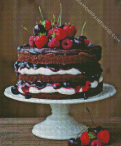 Cherry Cake Diamond Painting