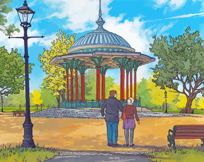 Clapham Common Bandstand Diamond Painting