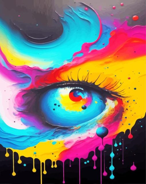 Crying Eye Diamond Painting