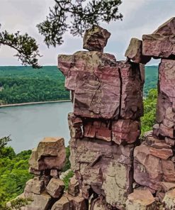 Devils State Park Doorway Diamond Painting