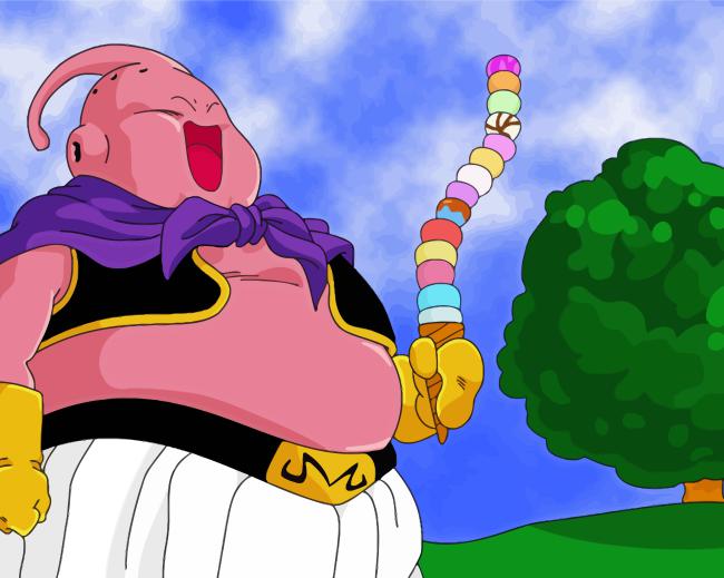 Dragon Ball Majin Buu Anime Diamond Painting