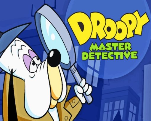 Droopy Master Detective Poster Diamond Painting