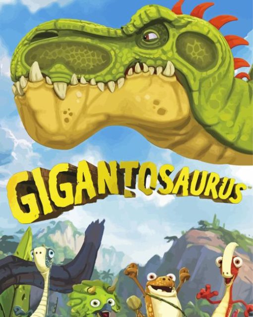 Gigantosaurus Poster Disney Diamond Painting