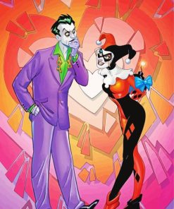 Harley Quinn And The Lovers Diamond Painting