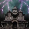 Haunted House And Lightning Diamond Painting