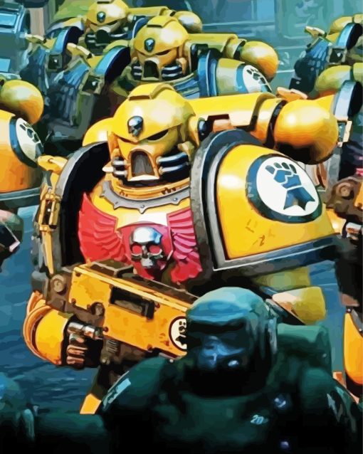 Imperial Fists Diamond Painting