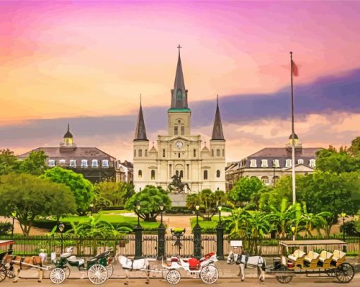 Jackson Square New Orleans Diamond Painting