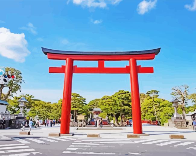 Kamakura City Diamond Painting