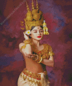 Khmer Dancer Woman Diamond Painting