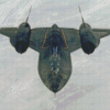 Lockheed SR 71 Blackbird Diamond Painting