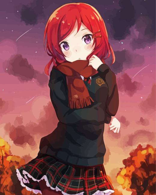 Maki Nishikino Character Diamond Painting