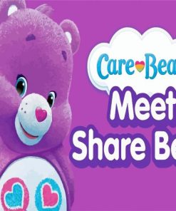 Meet Share Bear Poster Diamond Painting