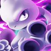 Mewtwo Anime Manga Diamond Painting