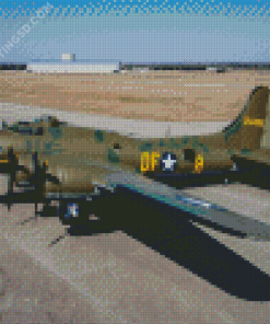 Military Memphis Belle Plane Diamond Painting