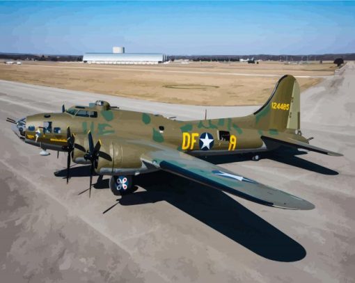 Military Memphis Belle Plane Diamond Painting