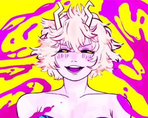 Mina Ashido Illustration Diamond Painting