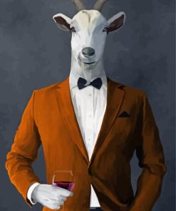 Mr Classy Goat Diamond Painting