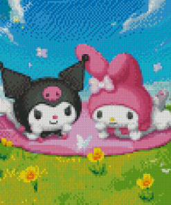 My Melody And Kuromi Sanrio Diamond Painting