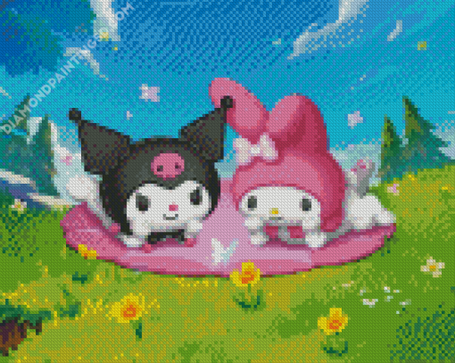 My Melody And Kuromi Sanrio Diamond Painting