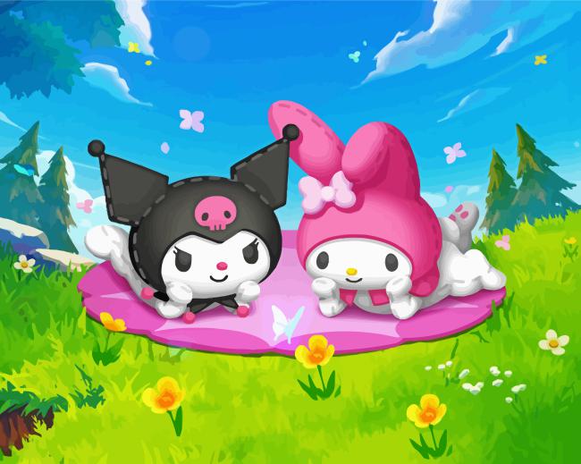 My Melody And Kuromi Sanrio Diamond Painting