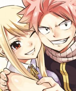 Natsu And Lucy Diamond Painting