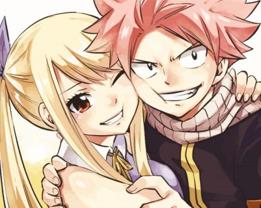 Natsu And Lucy Diamond Painting