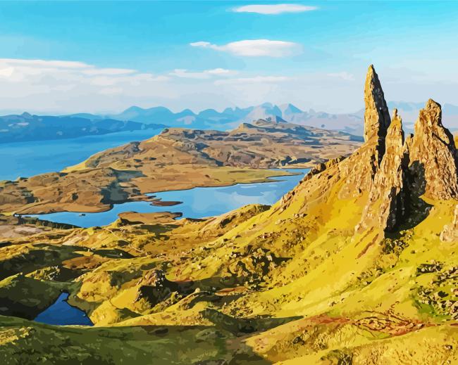 Old Man Of Storr Diamond Painting