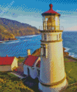 Oregon Lighthouse Diamond Painting