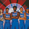 Philadelphia 76ERS Players Diamond Painting