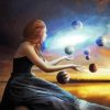 Planets Woman Diamond Painting